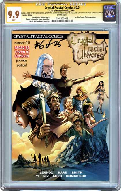 CGC Graded Comics - Crystal Fractal Comics #0.0 (CGC) - Crystal Fractal Universe - Paradise Toronto Comicon - Mage - Number 00 - Heroes
