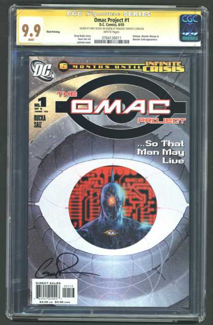 CGC Graded Comics - Omac Project #1 (CGC)
