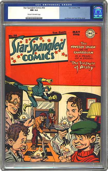 CGC Graded Comics - Star Spangled Comics #56 (CGC) - The Newsboy Legion - The Treasure Of Araby - Pearls - Window - Clams