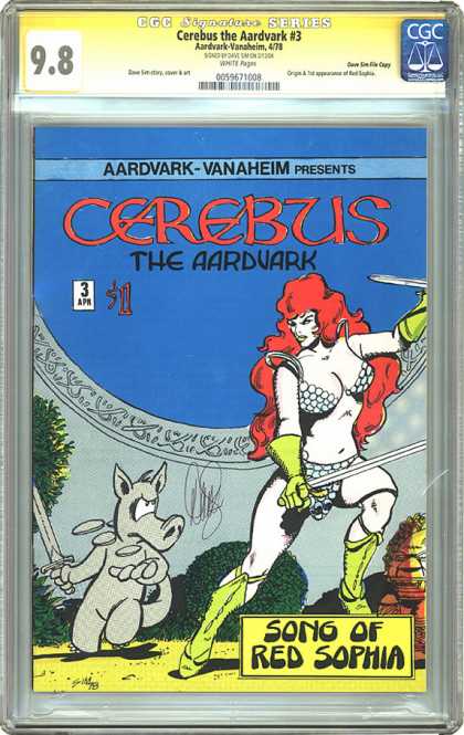 CGC Graded Comics - Cerebus the Aardvark #3 (CGC)