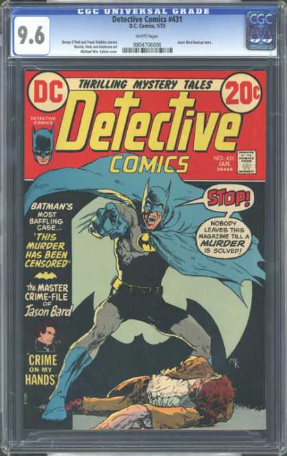 CGC Graded Comics - Detective Comics #431 (CGC)
