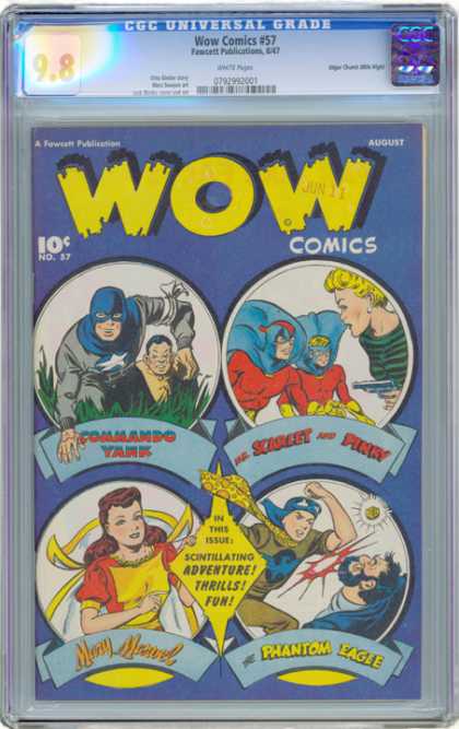 CGC Graded Comics - Wow Comics #57 (CGC)