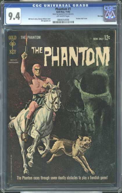 CGC Graded Comics - Phantom #1 (CGC) - The Phantom - Horse - Dog - Skull - Gun