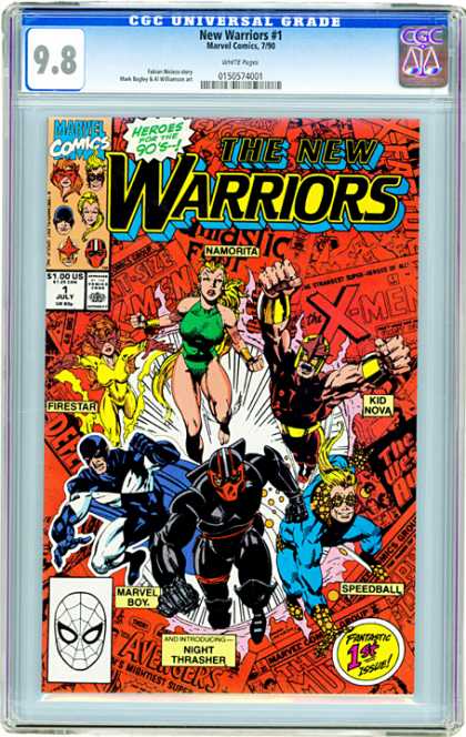 CGC Graded Comics - New Warriors #1 (CGC)