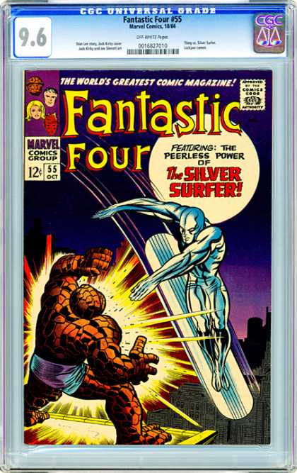 CGC Graded Comics - Fantastic Four #55 (CGC) - 55 - Fantastic Four - 96 - 55 Oct