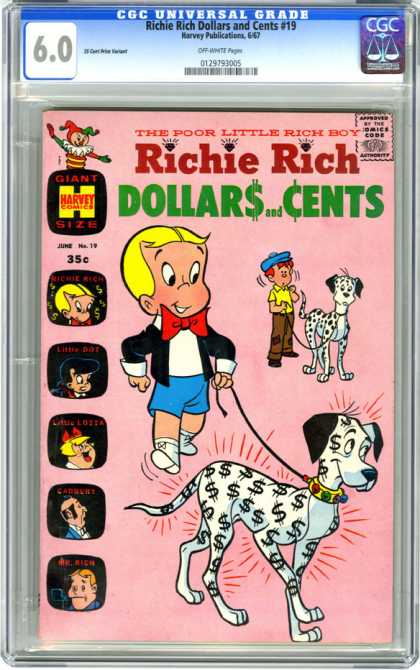 CGC Graded Comics - Richie Rich Dollars and Cents #19 (CGC)