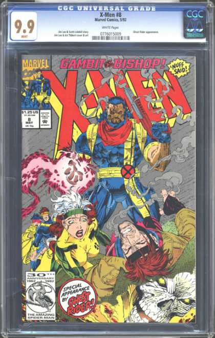 CGC Graded Comics - X-Men #8 (CGC) - Charming - Chaotic - Space Like - Going Crazy - Magical