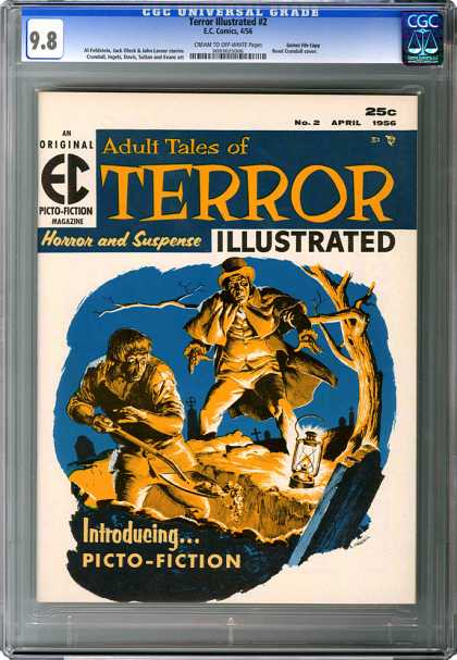 CGC Graded Comics - Terror Illustrated #2 (CGC) - Picto-fiction - Adult Tales Of Terror - Horror And Suspense - 98 - Graded