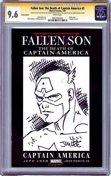 CGC Graded Comics - Fallen Son: The Death of Captain America #3 (CGC) - Fallen Son - The Death Of Captain America - 3 - Captain America - Jeph Loeb
