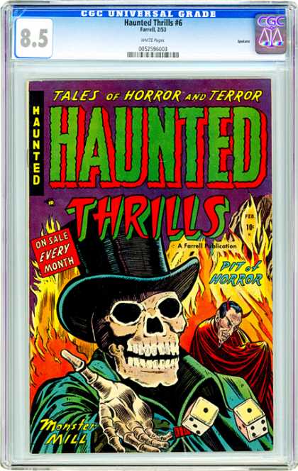 CGC Graded Comics - Haunted Thrills #6 (CGC)