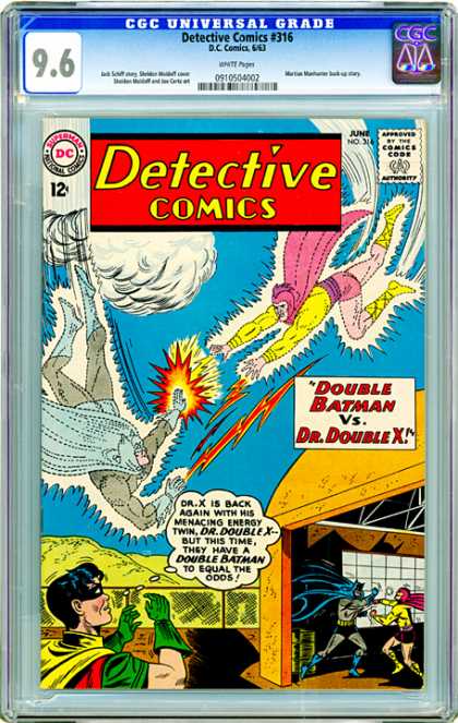 CGC Graded Comics - Detective Comics #316 (CGC) - Detective Comics - Batman - Robin - Warehouse - Dr Double X