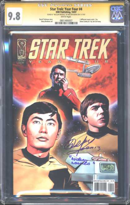 CGC Graded Comics - Star Trek: Year Four #4 (CGC) - Star Trek - Captain Kirk - Spock - Enterprise - Mr Sulu