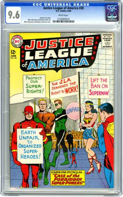CGC Graded Comics - Justice League of America #28 (CGC)