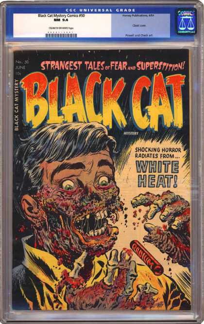 CGC Graded Comics - Black Cat Mystery Comics #50 (CGC)