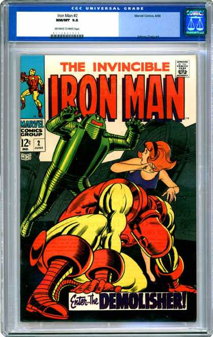 CGC Graded Comics - Iron Man #2 (CGC) - Invincible - Iron Man - Marvel - Demolisher - Universal Grade