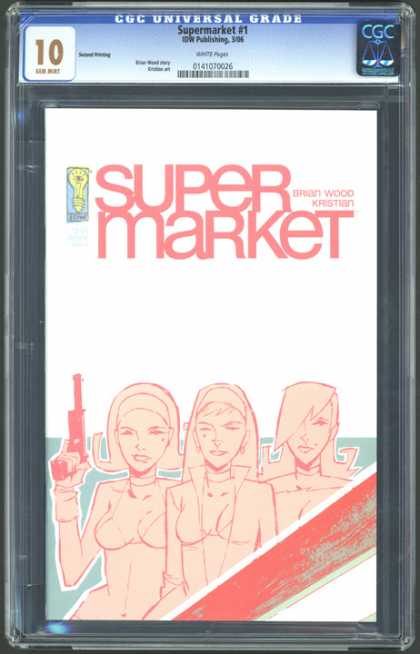 CGC Graded Comics - Supermarket #1 (CGC) - Super Market - Gun - Kristian - Wood