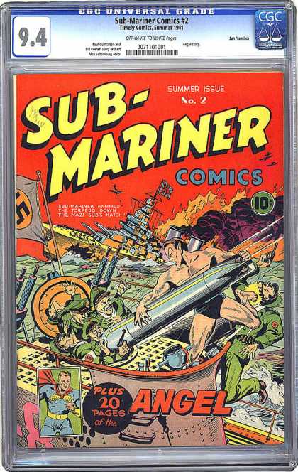 CGC Graded Comics - Sub-Mariner Comics #2 (CGC)