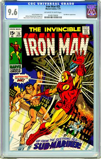 CGC Graded Comics - Iron Man #25 (CGC)