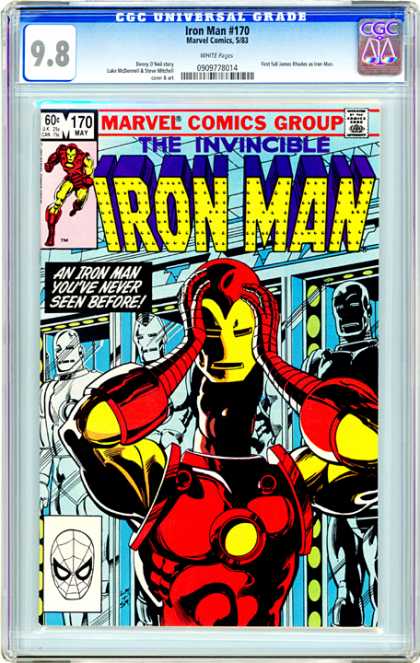 CGC Graded Comics - Iron Man #170 (CGC) - Iron Man - Invincible - Marvel Comics Group - Comics Code - Superhero
