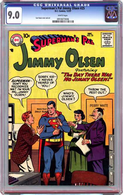 CGC Graded Comics - Superman's Pal Jimmy Olsen #25 (CGC)
