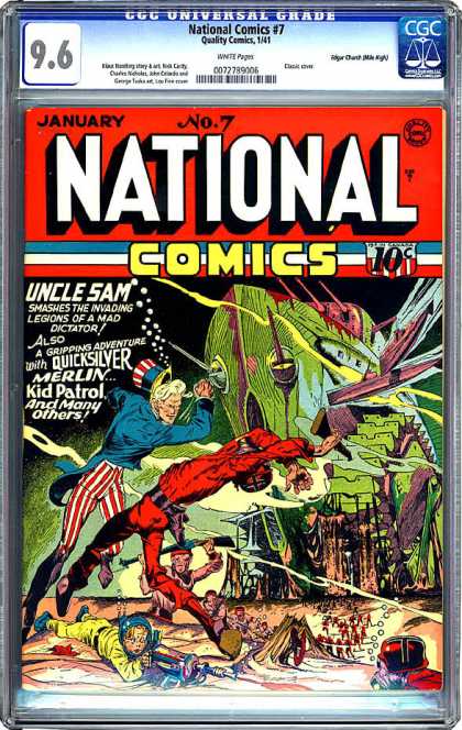 CGC Graded Comics - National Comics #7 (CGC)