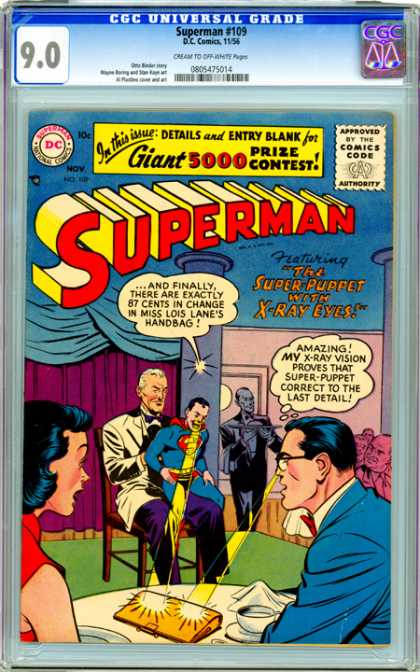 CGC Graded Comics - Superman #109 (CGC)