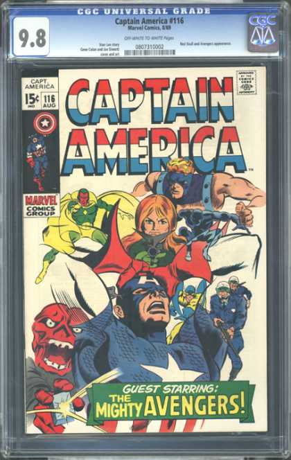 CGC Graded Comics - Captain America #116 (CGC)