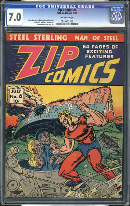CGC Graded Comics - Zip Comics #6 (CGC)