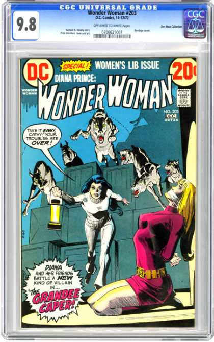 CGC Graded Comics - Wonder Woman #203 (CGC)