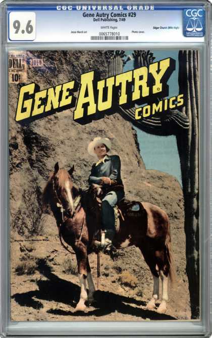 CGC Graded Comics - Gene Autry Comics #29 (CGC)