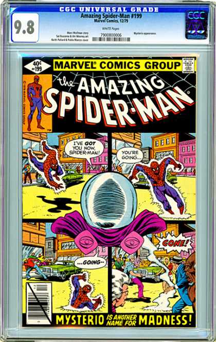 CGC Graded Comics - Amazing Spider-Man #199 (CGC) - Number - Point - Web - Man - Costume