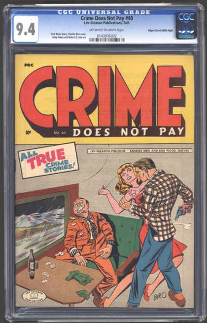 CGC Graded Comics - Crime Does Not Pay #40 (CGC)