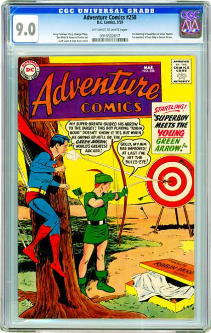 CGC Graded Comics - Adventure Comics #258 (CGC)