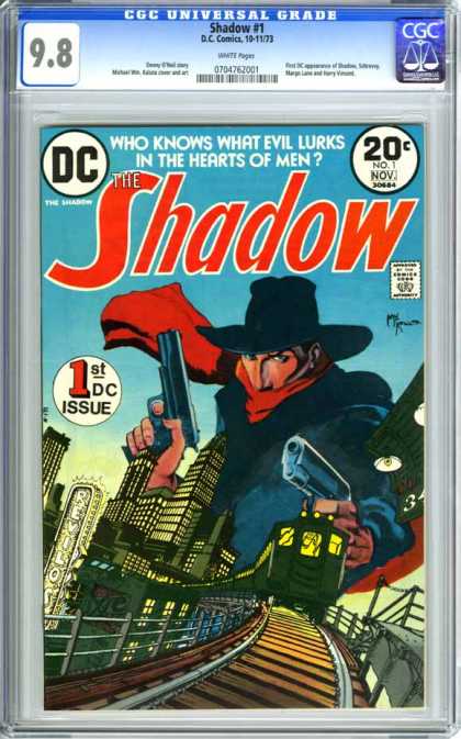 CGC Graded Comics - Shadow #1 (CGC) - Train - Track - Bandit - Shadow - Villan