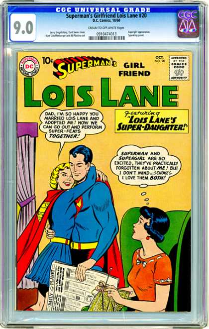 CGC Graded Comics - Superman's Girlfriend Lois Lane #20 (CGC)