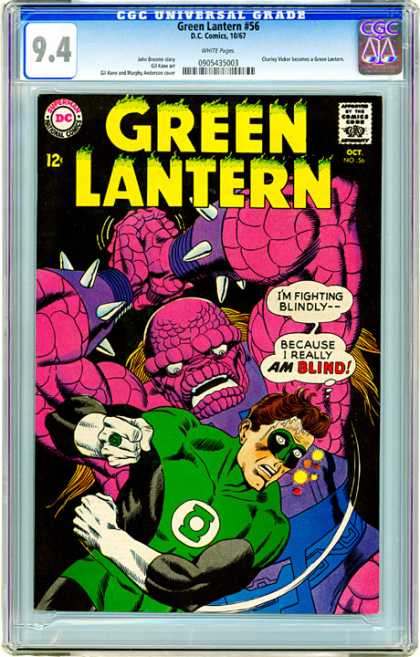 CGC Graded Comics - Green Lantern #56 (CGC) - Blinding - Harrowing - Escape - Fighting - Death