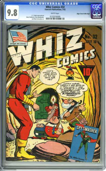 CGC Graded Comics - Whiz Comics #32 (CGC)