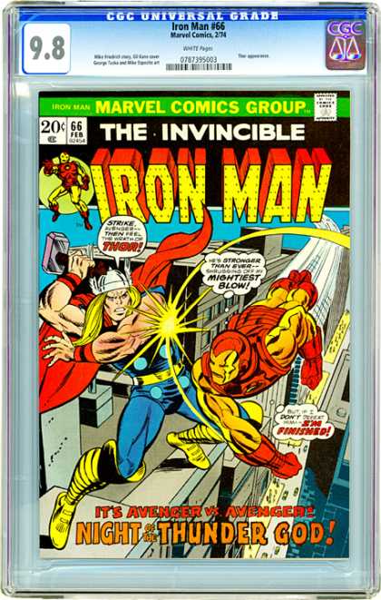 CGC Graded Comics - Iron Man #66 (CGC) - Marvel - Marvel Comics - Iron-man - Thor - Thunder God