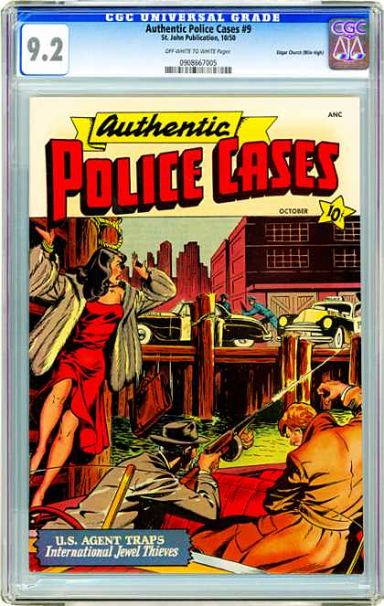 CGC Graded Comics - Authentic Police Cases #9 (CGC)