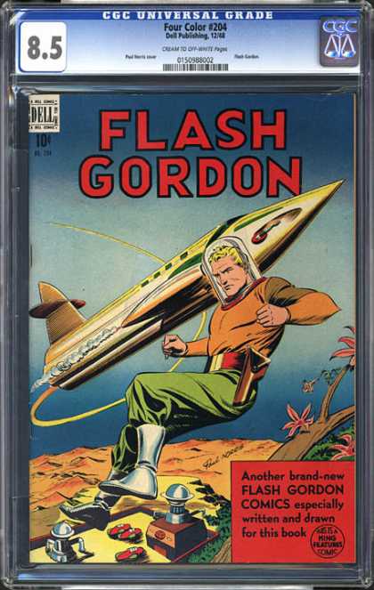 CGC Graded Comics - Four Color #204 (CGC) - Dell - King Features - Spaceship - Written - Drawn