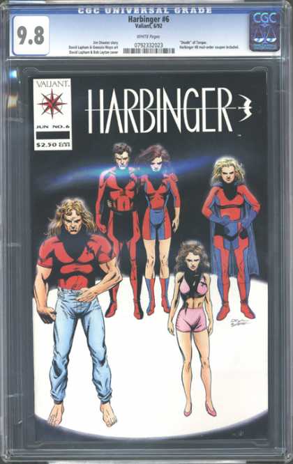 CGC Graded Comics - Harbinger #6 (CGC) - Harbinger - Valliant - 98 - No6 - Women