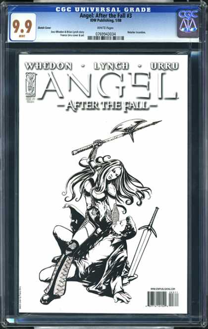 CGC Graded Comics - Angel: After the Fall #3 (CGC) - Angelafter The Fall - Axe - Woman - Sword - Man