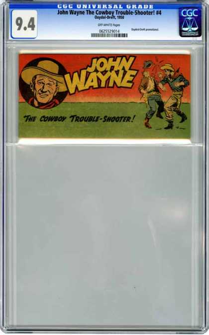 CGC Graded Comics - John Wayne The Cowboy Trouble-Shooter! #4 (CGC)