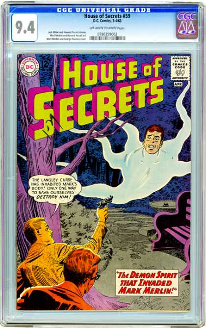 CGC Graded Comics - House of Secrets #59 (CGC)