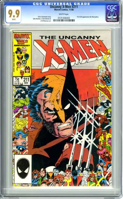 CGC Graded Comics - Uncanny X-Men #211 (CGC)