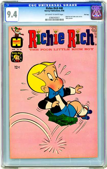 CGC Graded Comics - Richie Rich #48 (CGC) - Universal Grade - Richie Rich - 94 - Harvey Comics - In Plastic