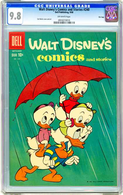 CGC Graded Comics - Walt Disney's Comics and Stories #240 (CGC)