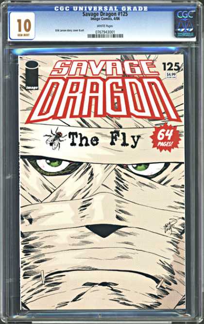 CGC Graded Comics - Savage Dragon #125 (CGC) - Kapow - Wahmm - Sleep For Centuries - A Fly Woke Up Hell - The Fly That Destroyed Earth