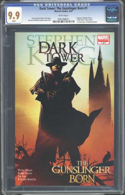 CGC Graded Comics - Dark Tower: The Gunslinger Born #1 (CGC) - The Dark Tower - Guns - Castle - Stephen King - The Gunslinger Born