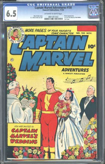 CGC Graded Comics - Captain Marvel Adventures #150 (CGC)